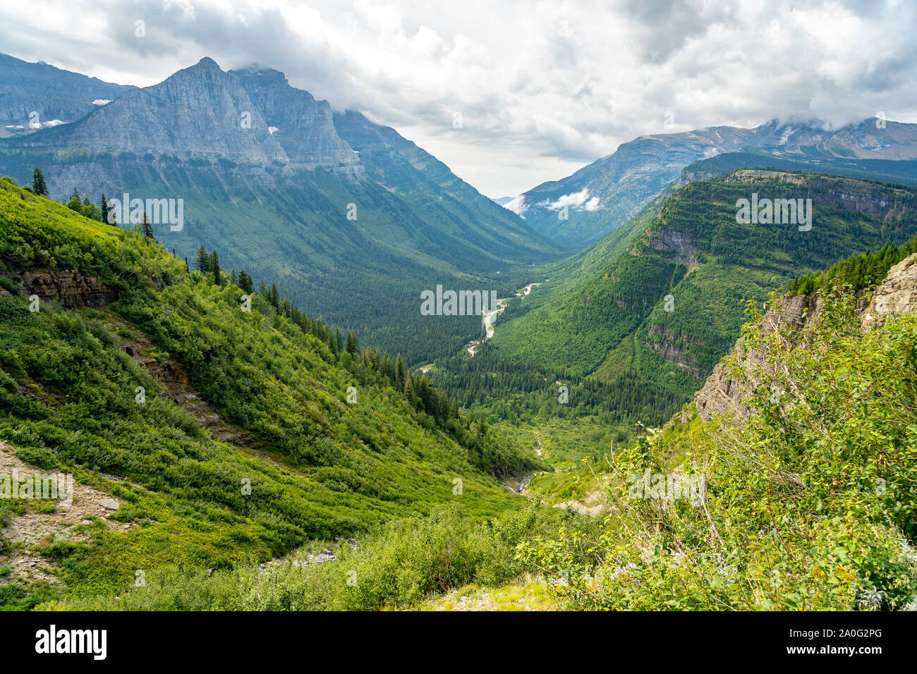 Glacier National Park in Montana, USA Stock Photo