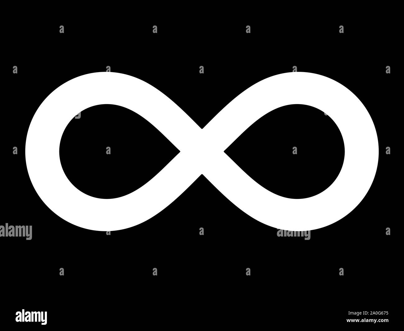 Infinity Symbol Stock Photo