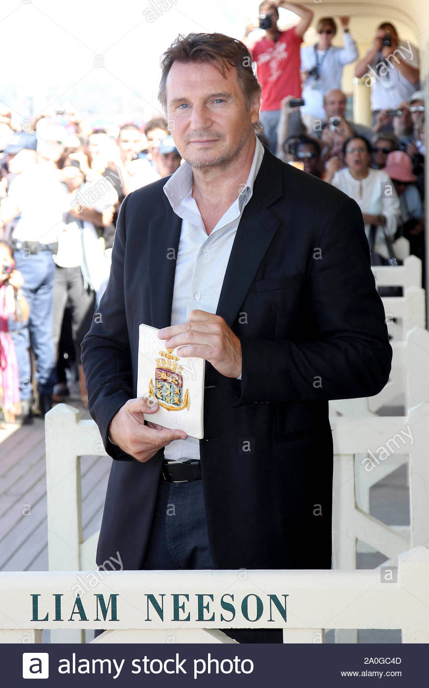Deauville France Actor Liam Neeson Gets Awarded With A Beach Closet Dedicated To Him On The Promenade Des Plances For The Movie Taken 2 During The Deauville American Film Festival In https www alamy com deauville france actor liam neeson gets awarded with a beach closet dedicated to him on the promenade des plances for the movie taken 2 during the deauville american film festival in france akm gsi september 7 2012 image327357757 html