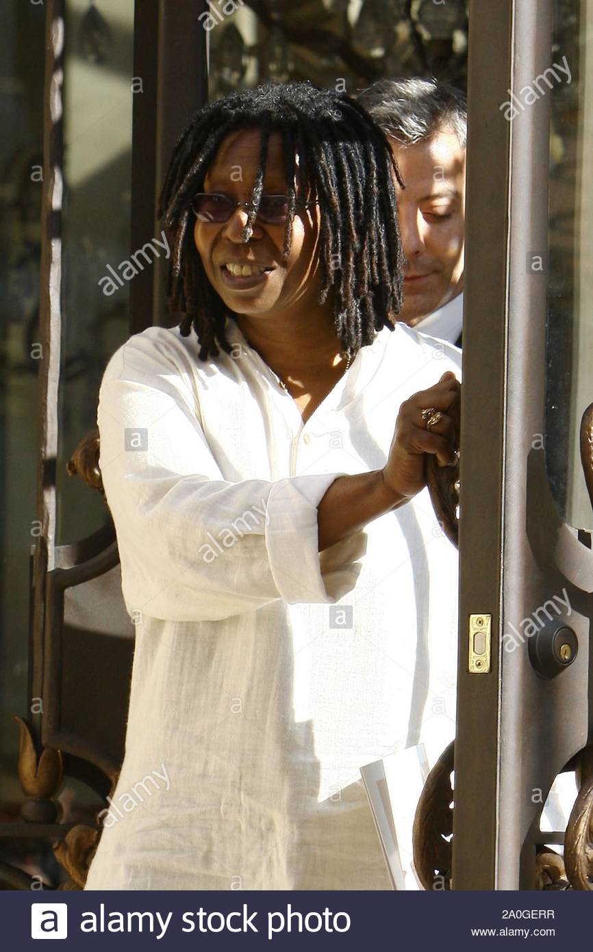 Hollywood Ca The View Host Whoopi Goldberg And A Interior