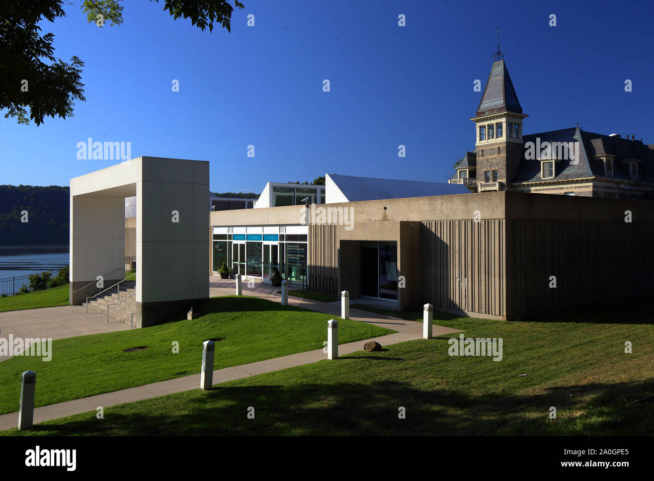 Hudson River Museum of Westchester, 511 Warburton Avenue, Yonkers, NY Stock Photo