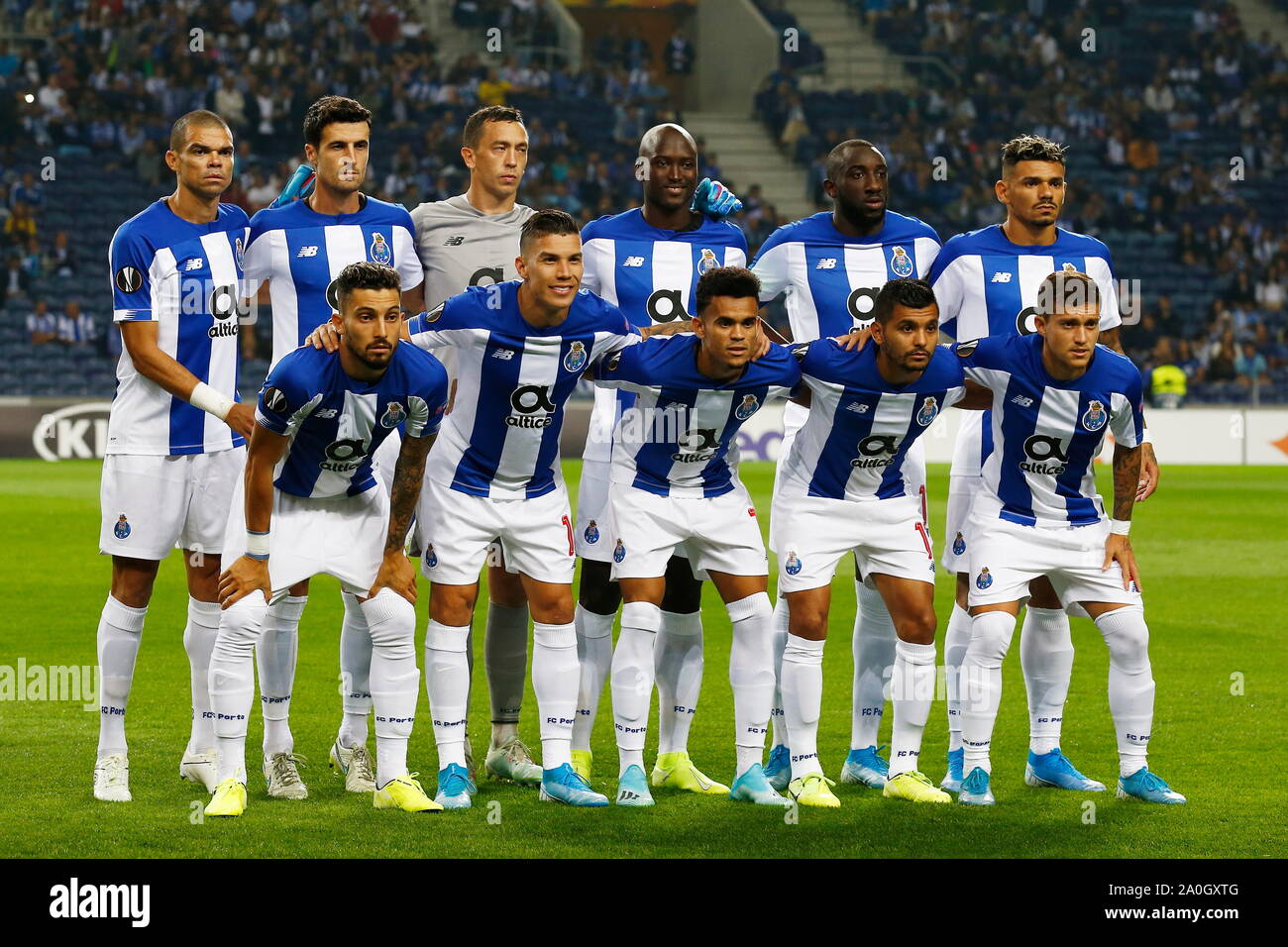 Porto Portugal 19th Sep 2019 Fc Porto Team Group Line Up Porto Football Soccer Uefa Europa