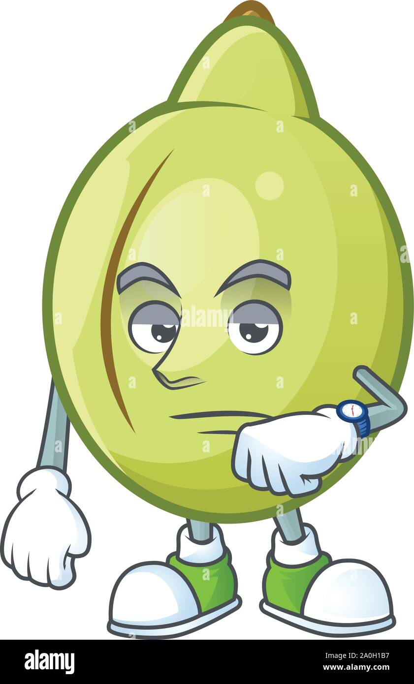 Waiting fresh gubinge cartoon character mascot style Stock Vector Image ...