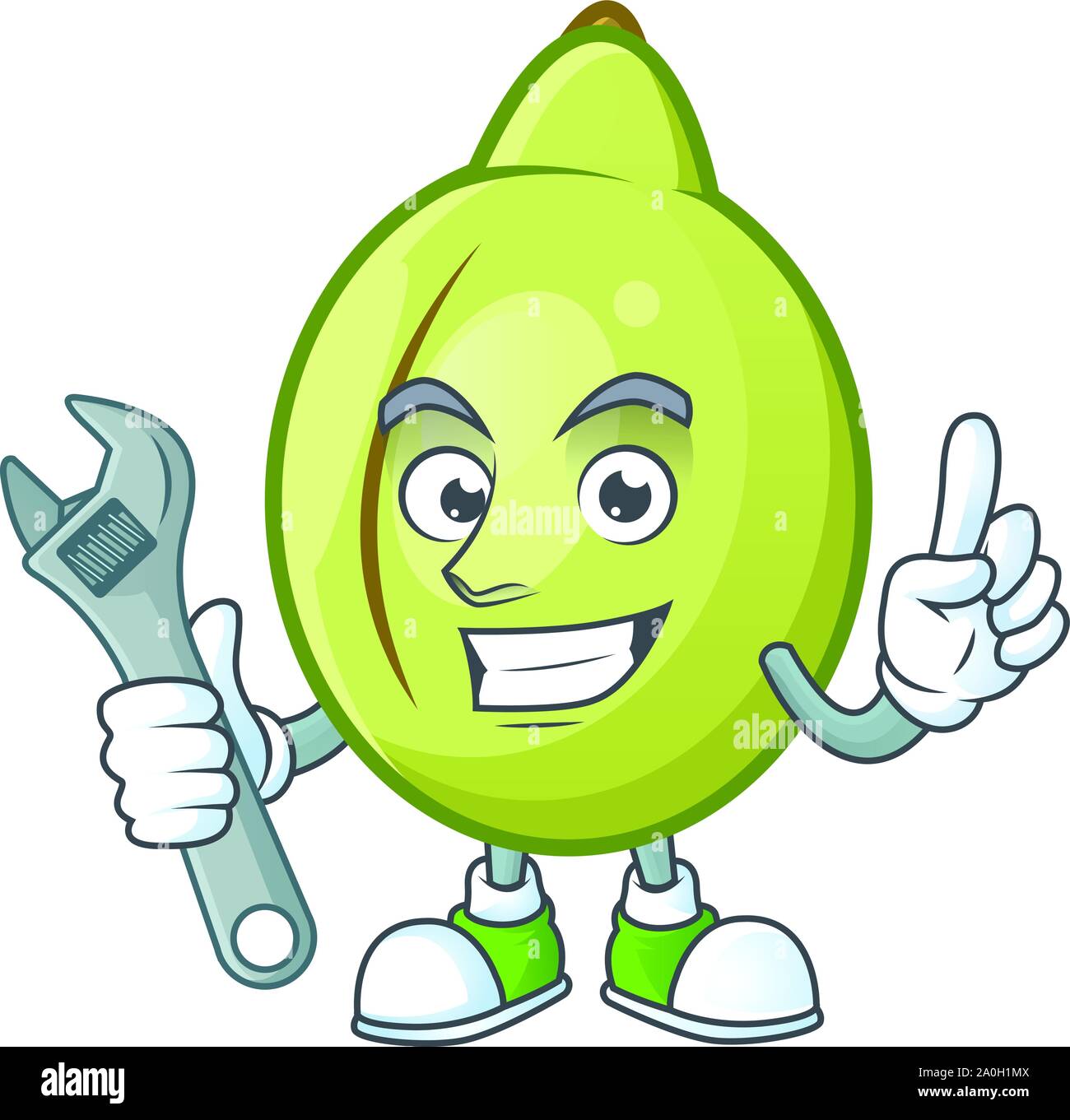 Mechanic fresh gubinge cartoon character mascot style Stock Vector ...