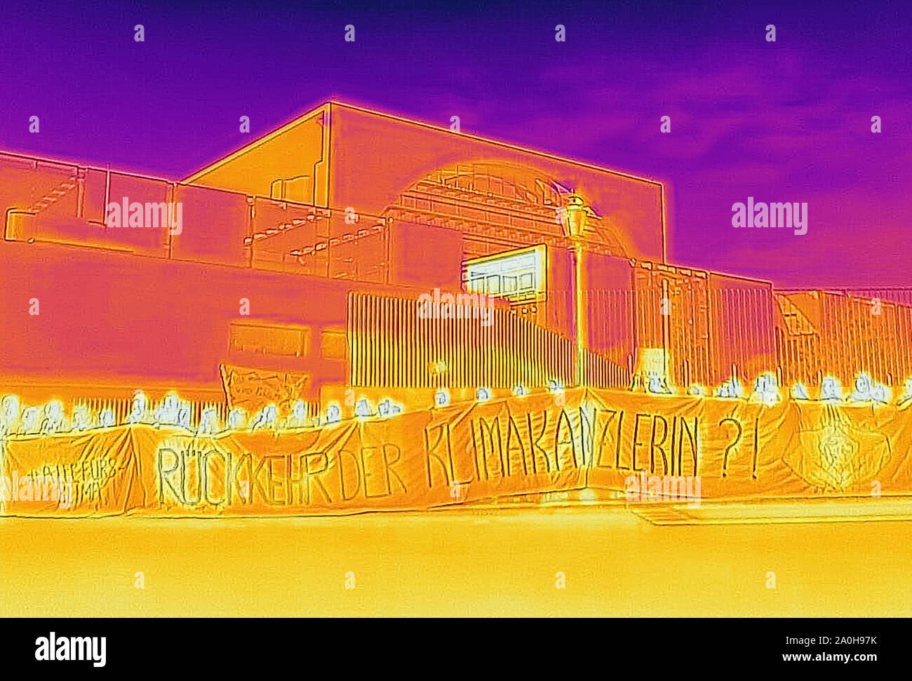 20 September 2019 Berlin The Photo Of A Thermal Imaging Camera