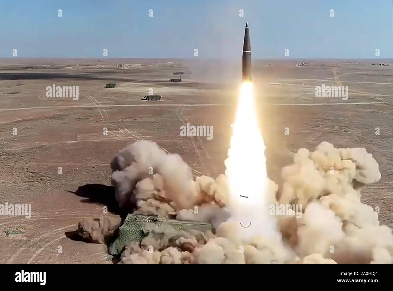 Kazakhstan th Sep 19 Kazakhstan September 19 Russia S Iskander M Launcher Firing A Missile During