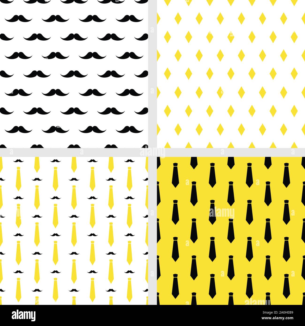 Set of printable vector seamless hipster patterns Stock Vector Image