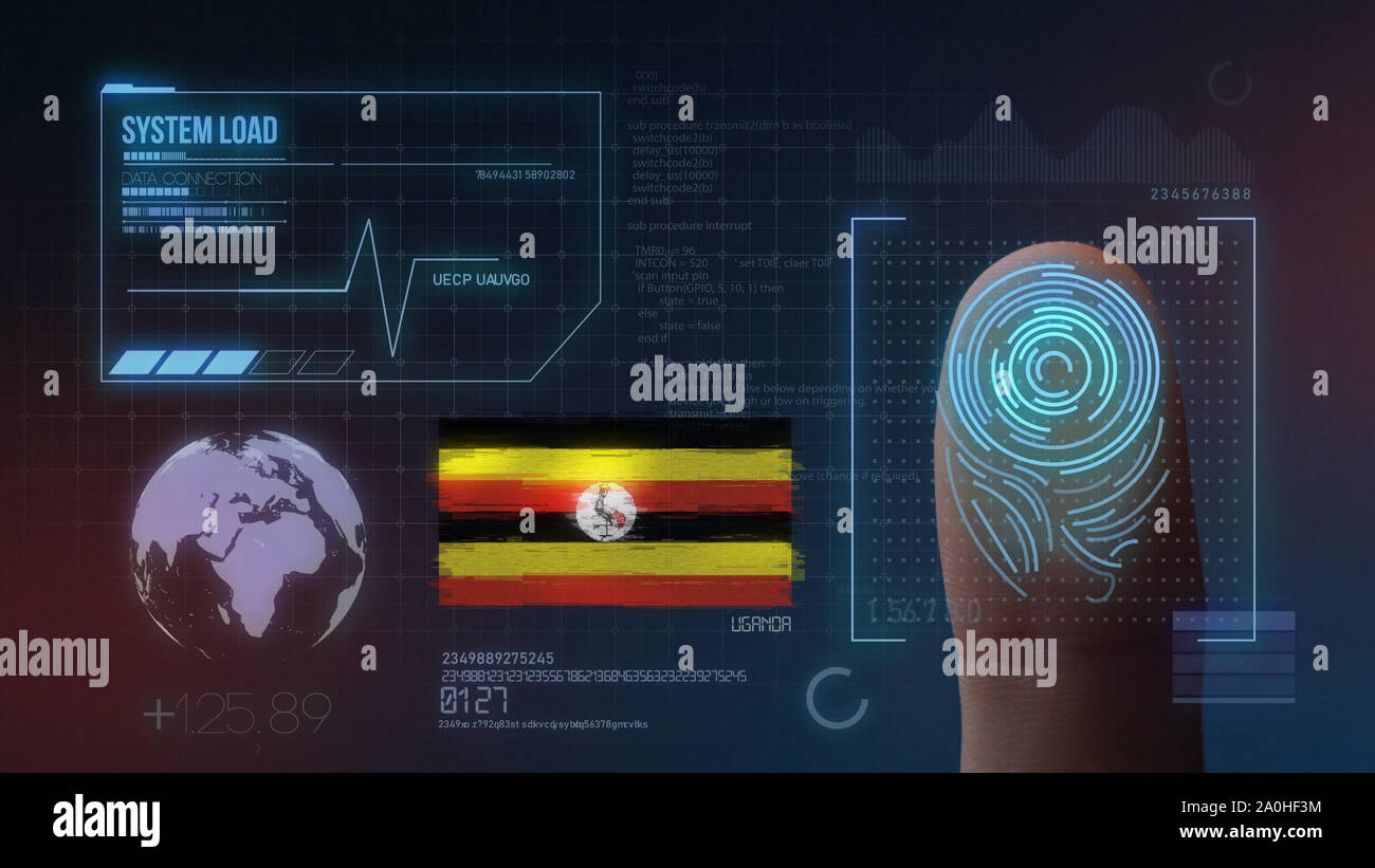 Finger Print Biometric Scanning Identification System. Uganda ...