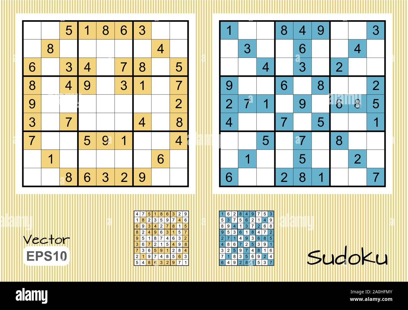 Sudoku Stock Vector