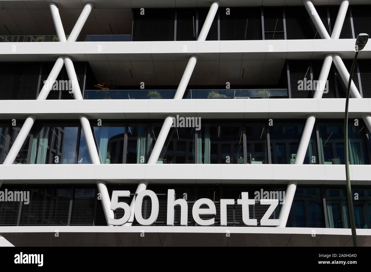 50 Hertz in Berlin Stock Photo