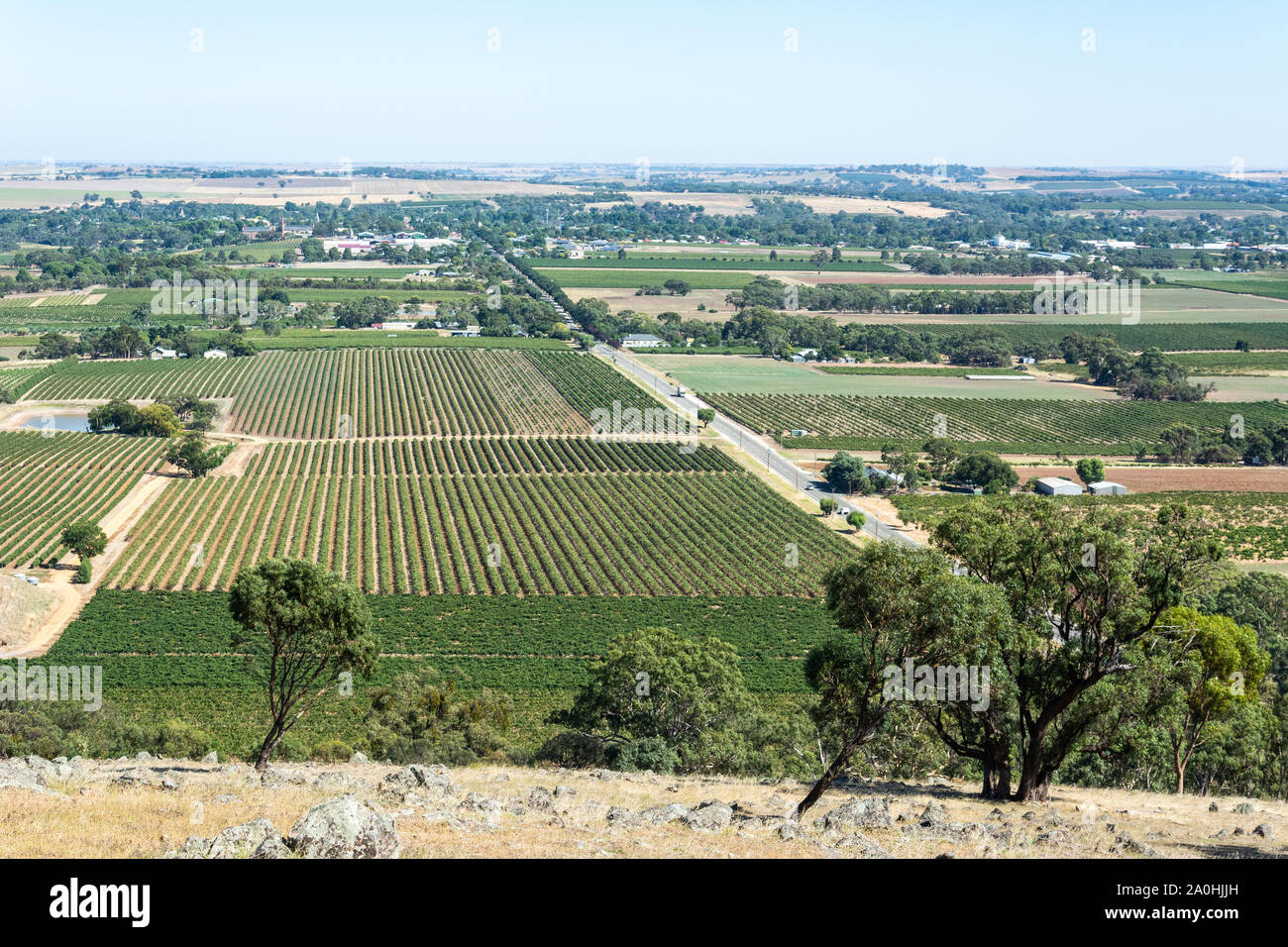 Winery in Barossa Valley in South Australia. Stock Photo