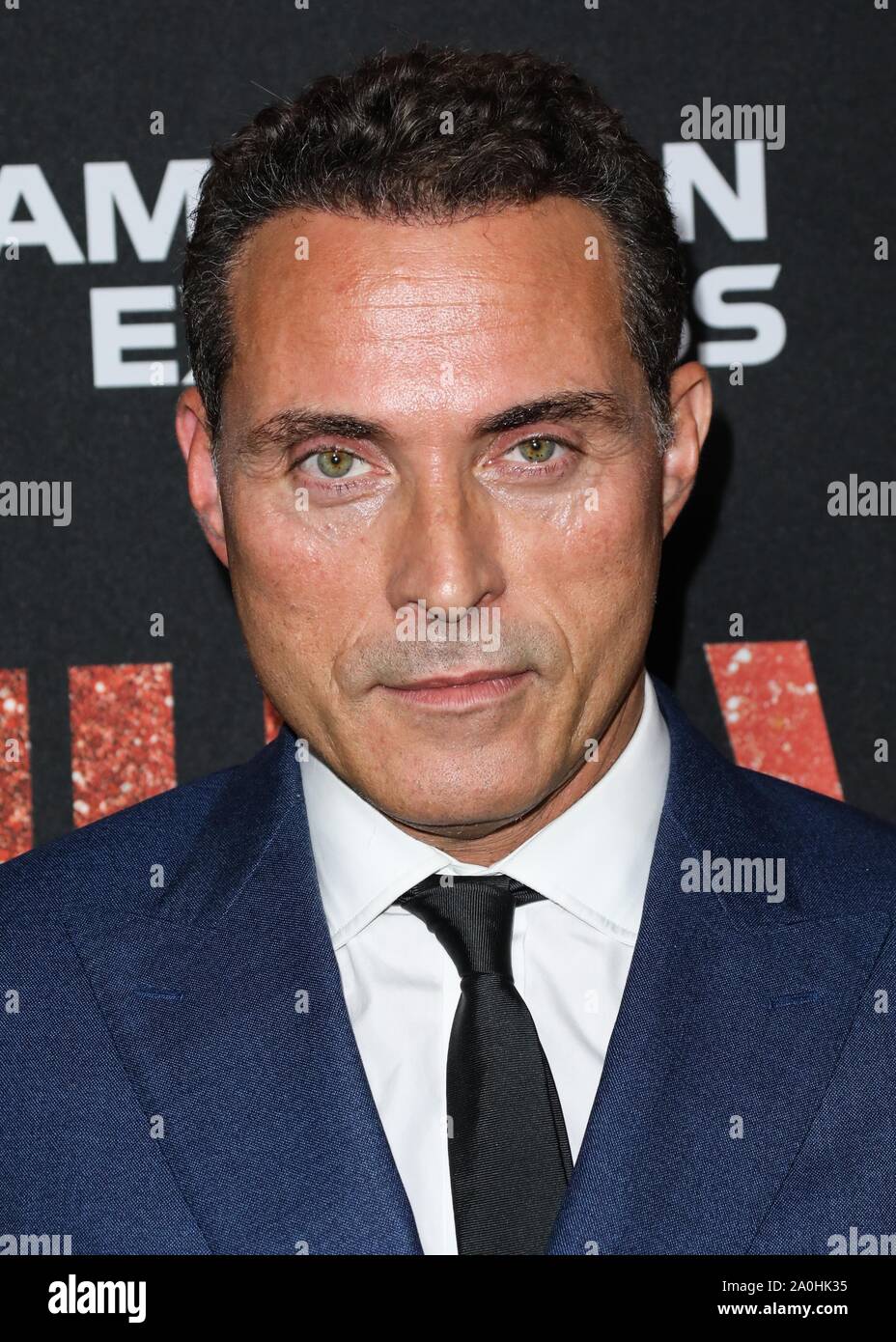 Beverly Hills, United States. 19th Sep, 2019. BEVERLY HILLS, LOS ANGELES, CALIFORNIA, USA - SEPTEMBER 19: Rufus Sewell arrives at the Premiere Of Roadside Attraction's 'Judy' held at the Samuel Goldwyn Theater at the Academy of Motion Picture Arts and Sciences on September 19, 2019 in Beverly Hills, Los Angeles, California, United States. (Photo by David Acosta/Image Press Agency) Credit: Image Press Agency/Alamy Live News Stock Photo