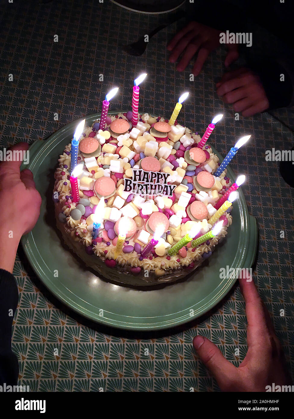 Bright Pink Drip Cake | Happy birthday flower cake, Happy birthday cake  pictures, Happy birthday cake images