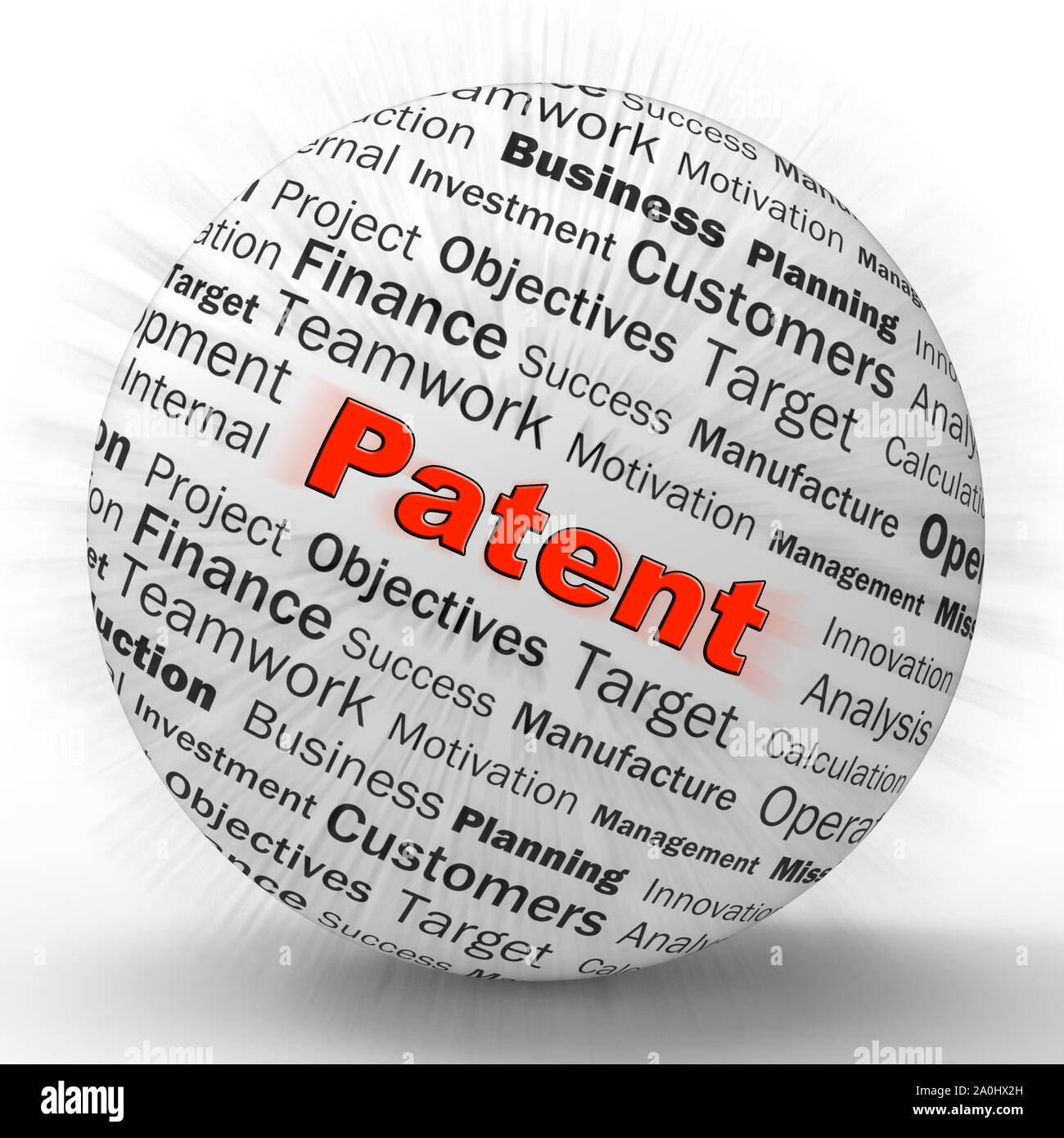 Patented concept icon means copyrighted or having a trademark and owned