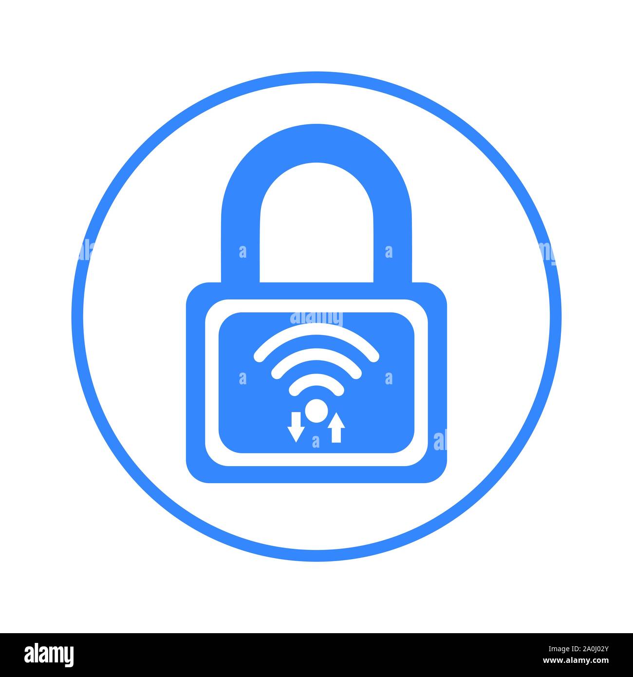 Wifi symbol render Stock Vector Images - Alamy