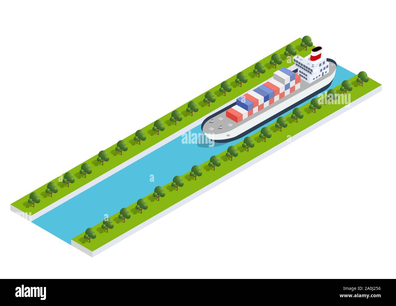 Maritime transport cargo Stock Vector Images - Alamy