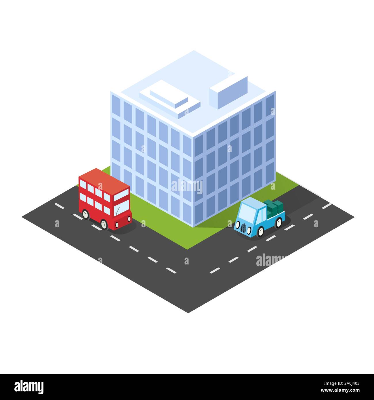 Skyscraper icon isometric 3d style hi-res stock photography and images ...