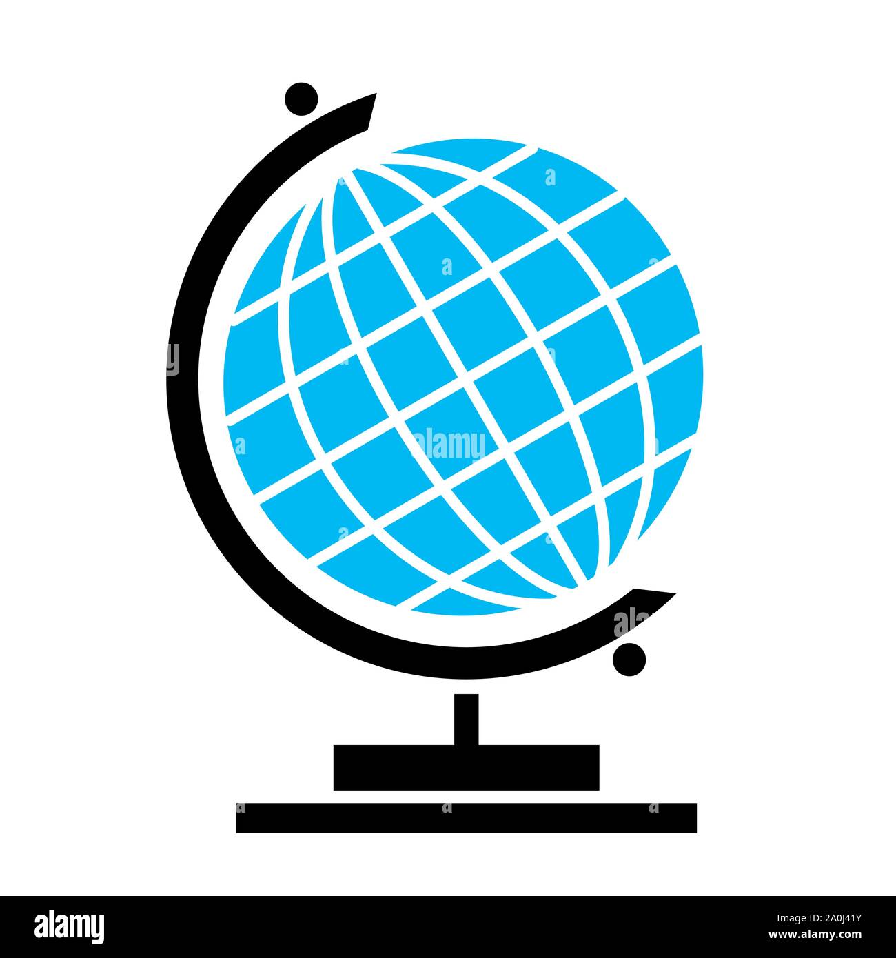 School earth globe Stock Vector