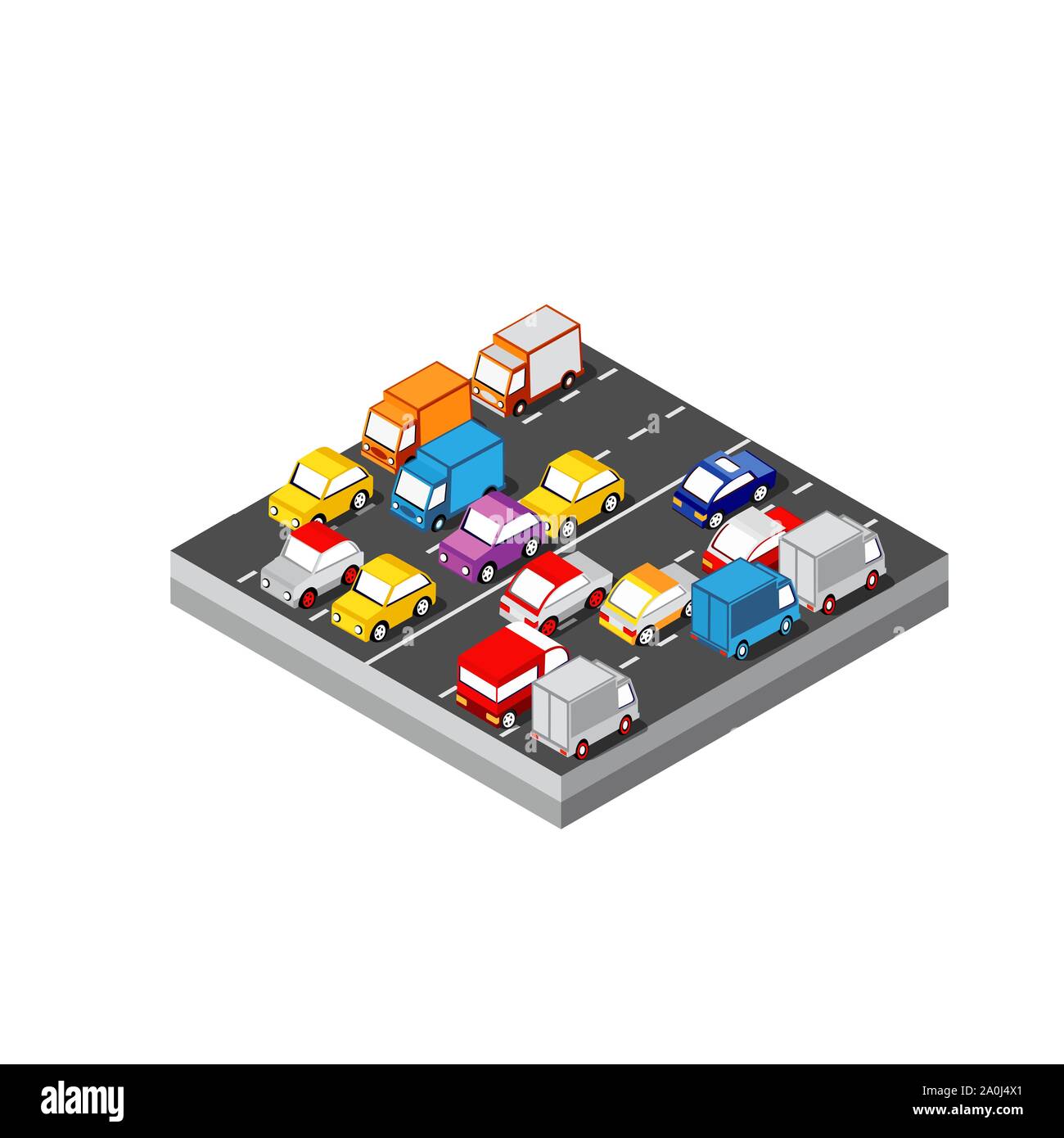 Isometric 3d automobile Stock Vector Image & Art - Alamy