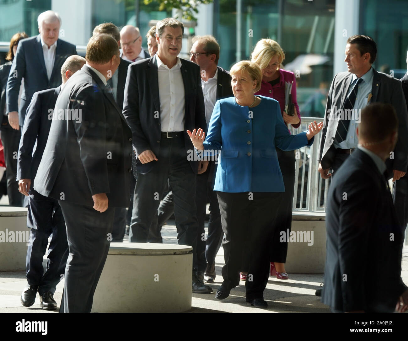 Berlin Germany 20th Sep 2019 Chancellor Angela Merkel M Cdu
