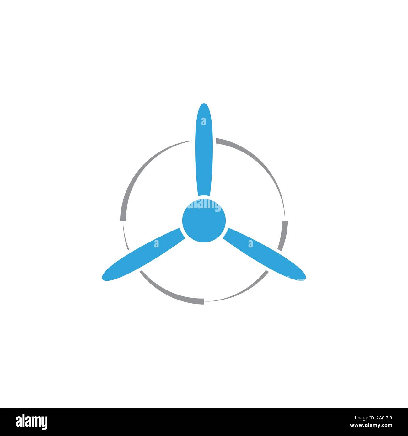 Propeller graphic design template vector isolated illustration Stock