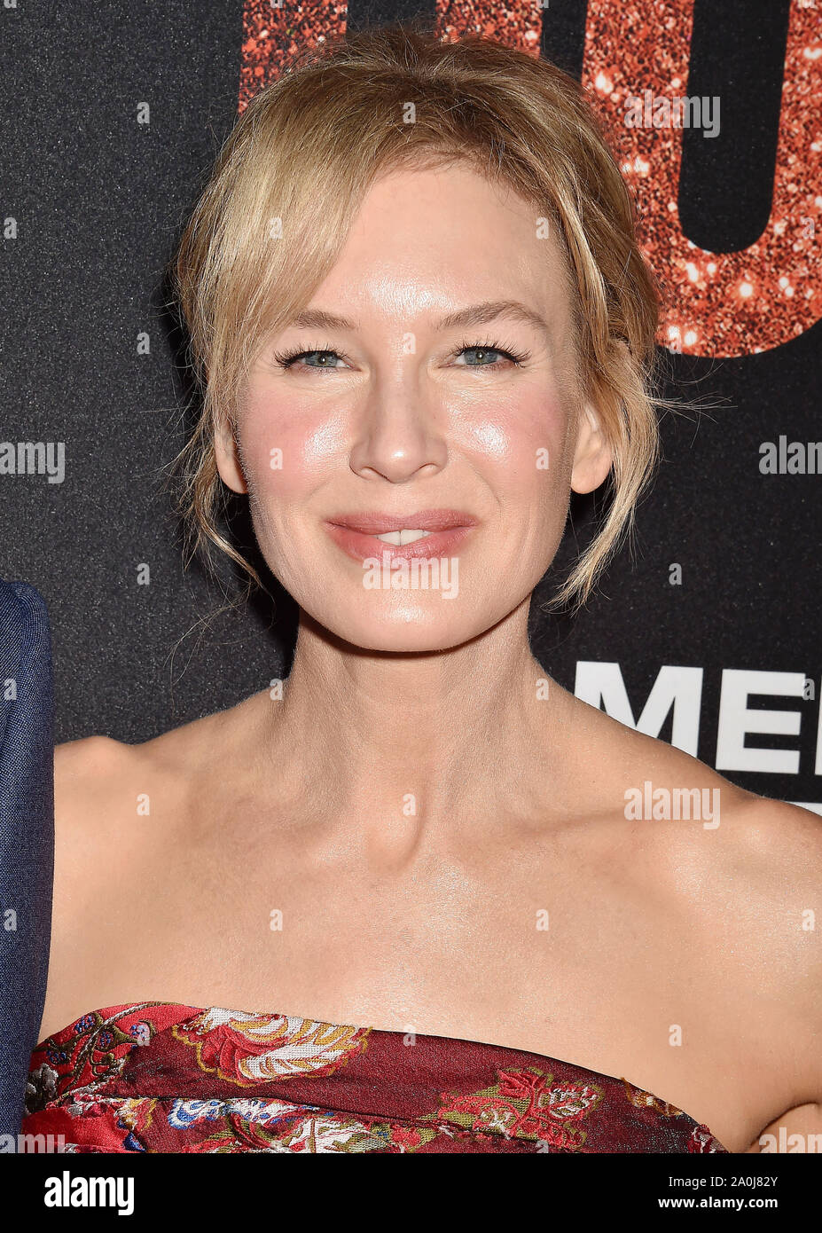 BEVERLY HILLS, CA - SEPTEMBER 19: Renee Zellweger attends the LA premiere of Roadside Attraction's 'Judy' at Samuel Goldwyn Theater on September 19, 2019 in Beverly Hills, California. Stock Photo