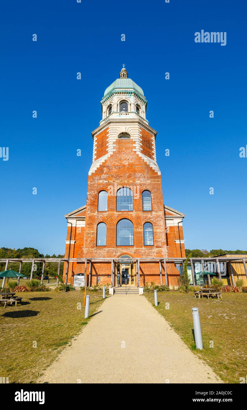 Netley Hospital chapel building, Royal Victoria Country Park, Netley (Netley Abbey), a village on the south coast of Hampshire, southern England Stock Photo