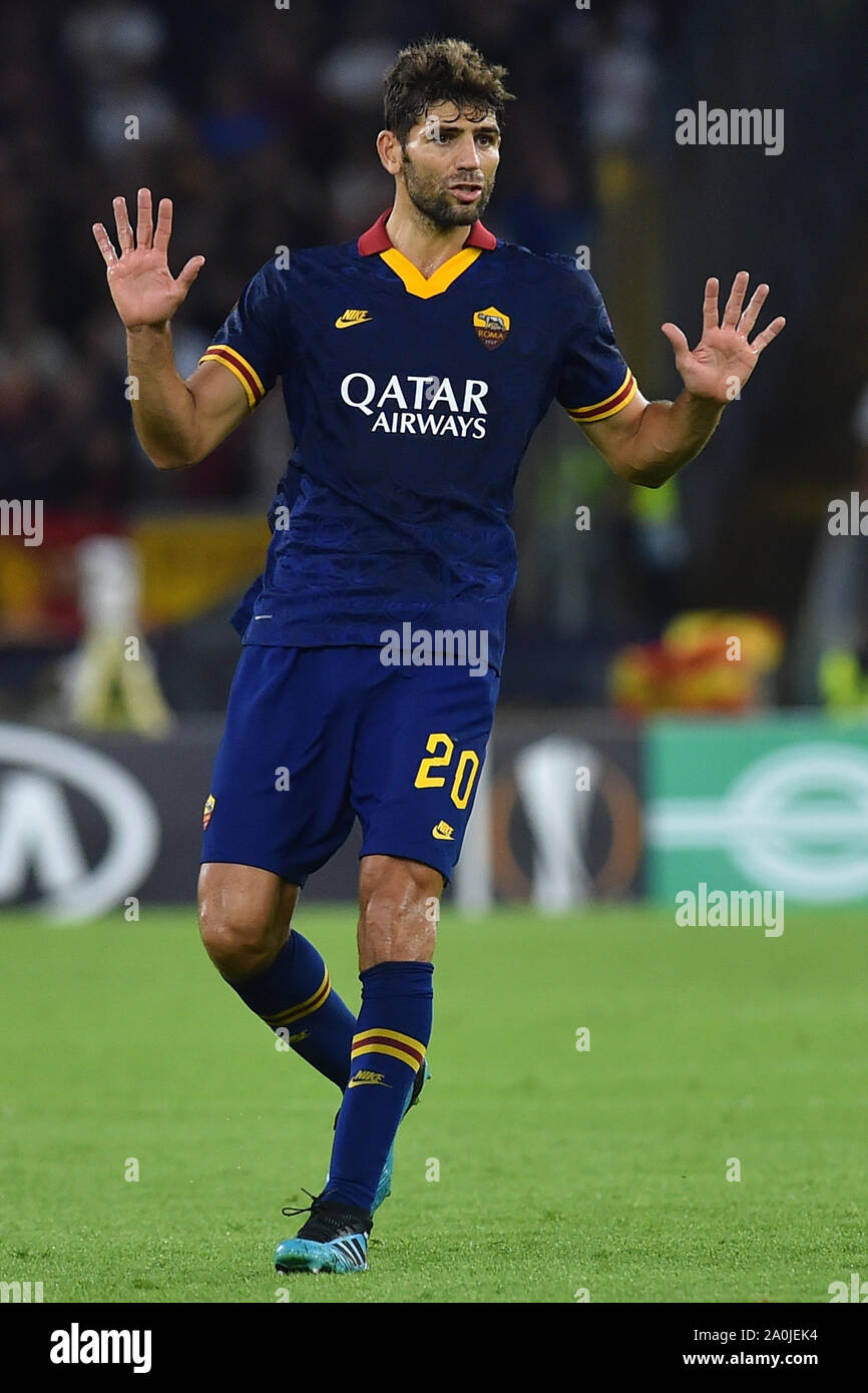 Rome Italy 20th Sep 2019 Soccer Europa League First Round Roma Vs Istambul Basaksehir Rome 20 September 2019 In The Picture Federico Fazio Credit Independent Photo Agency Alamy Live News Stock Photo Alamy
