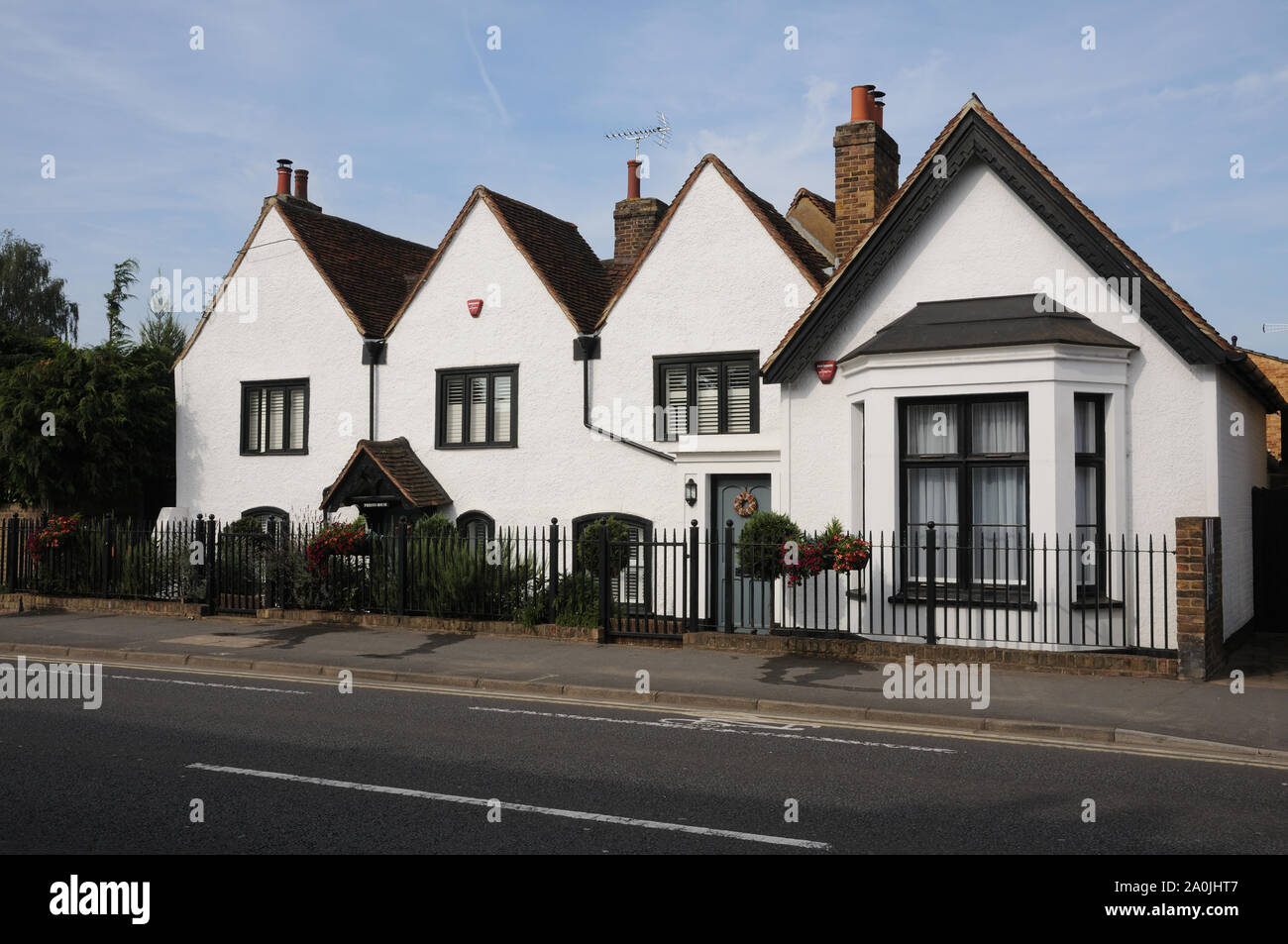 Priests House, Broxbourne, Hertfordshire. is a gabled building that was