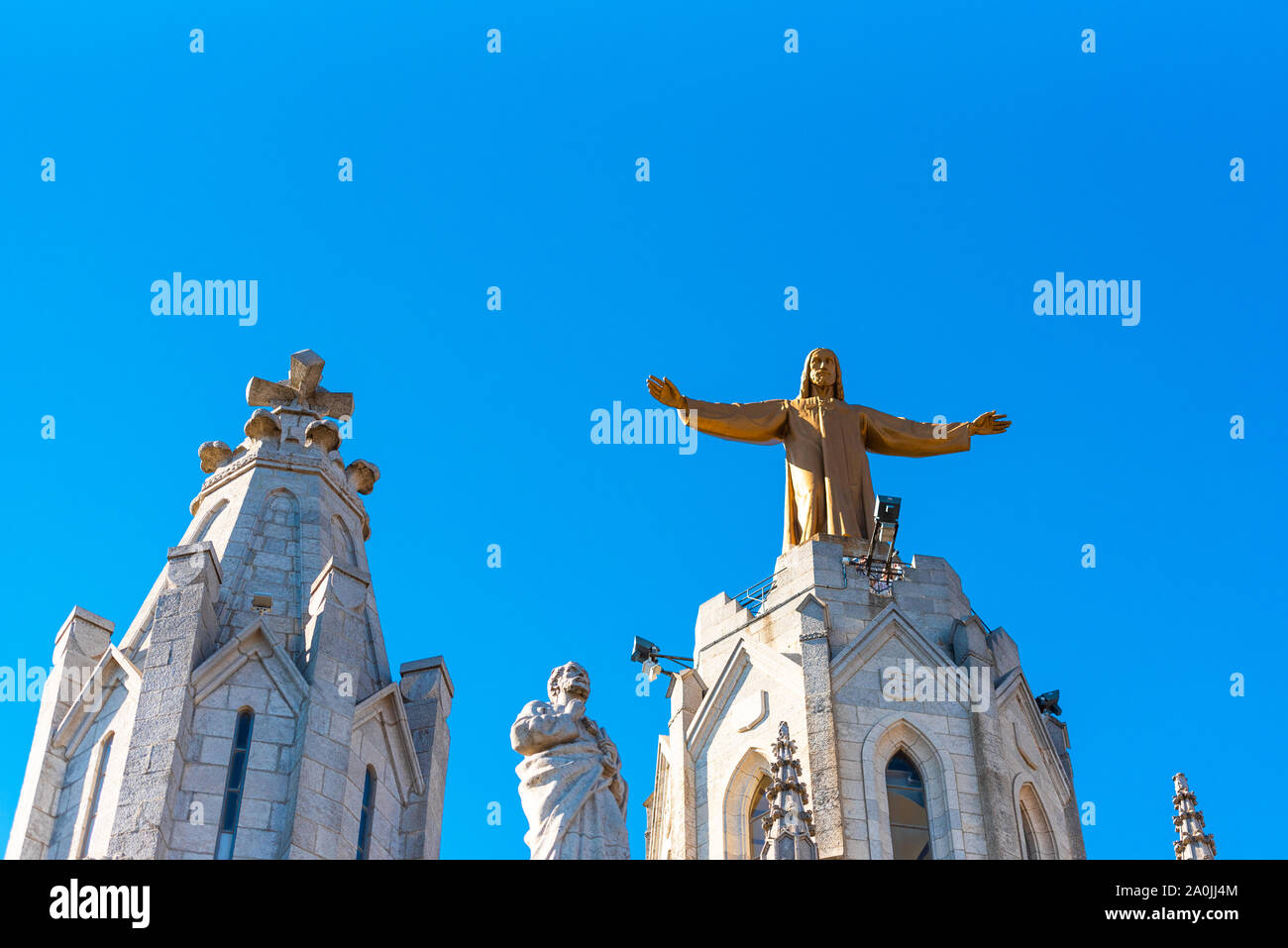 Christ Statue Barcelona High Resolution Stock Photography and Images