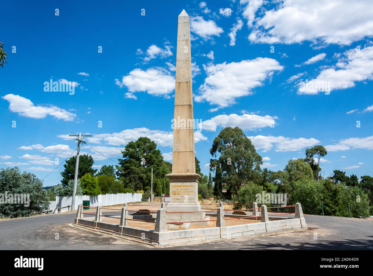 Castlemaine, Victoria, Australia March 1, 2017. Burke and Wills