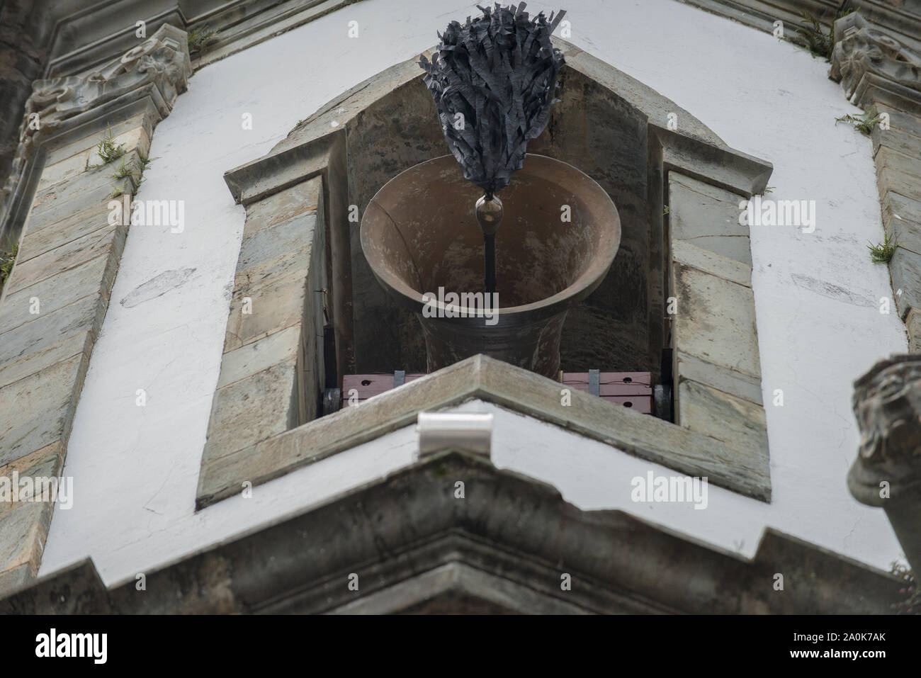 Church bell ringing Stock Photo Alamy