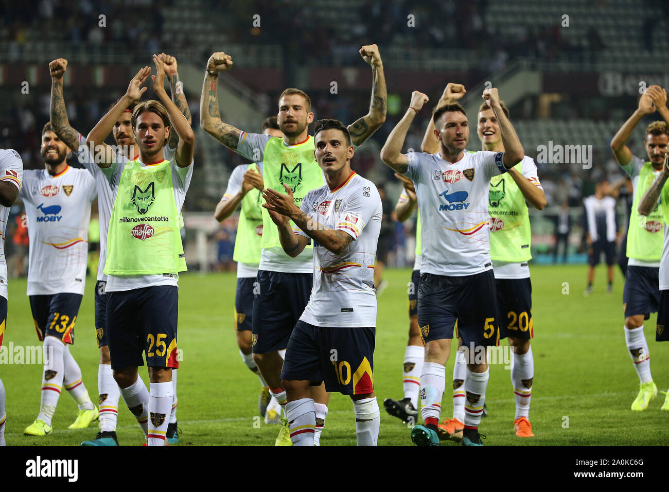 Turin Italy 16th Sep 2019 Soccer Serie A Tim Championship 2019 20 Torino Vs Lecce 1 2 In The Picture Lecce Esulta Under The Curve Credit Independent Photo Agency Alamy Live News Stock Photo Alamy