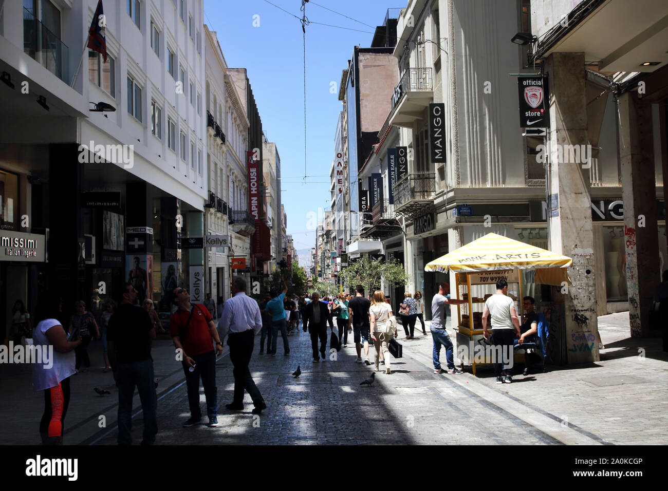 Ermou street athens hi-res stock photography and images - Alamy