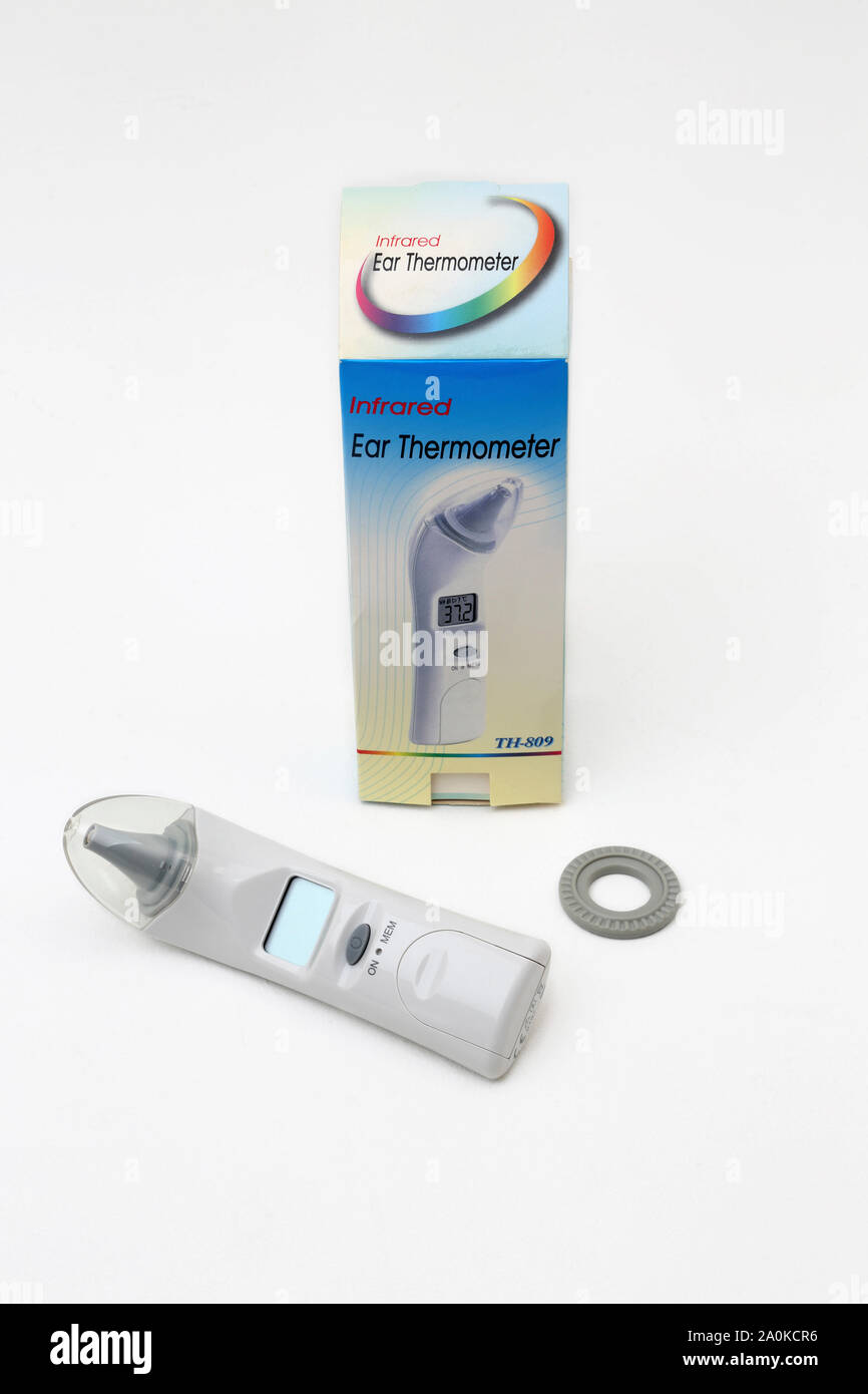 Infrared Digital Ear Thermometer Stock Photo Alamy
