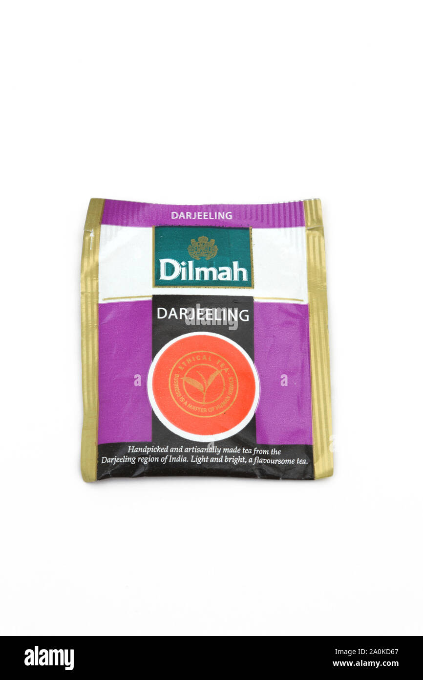 Dilmah Tea Bag Darjeeling Stock Photo