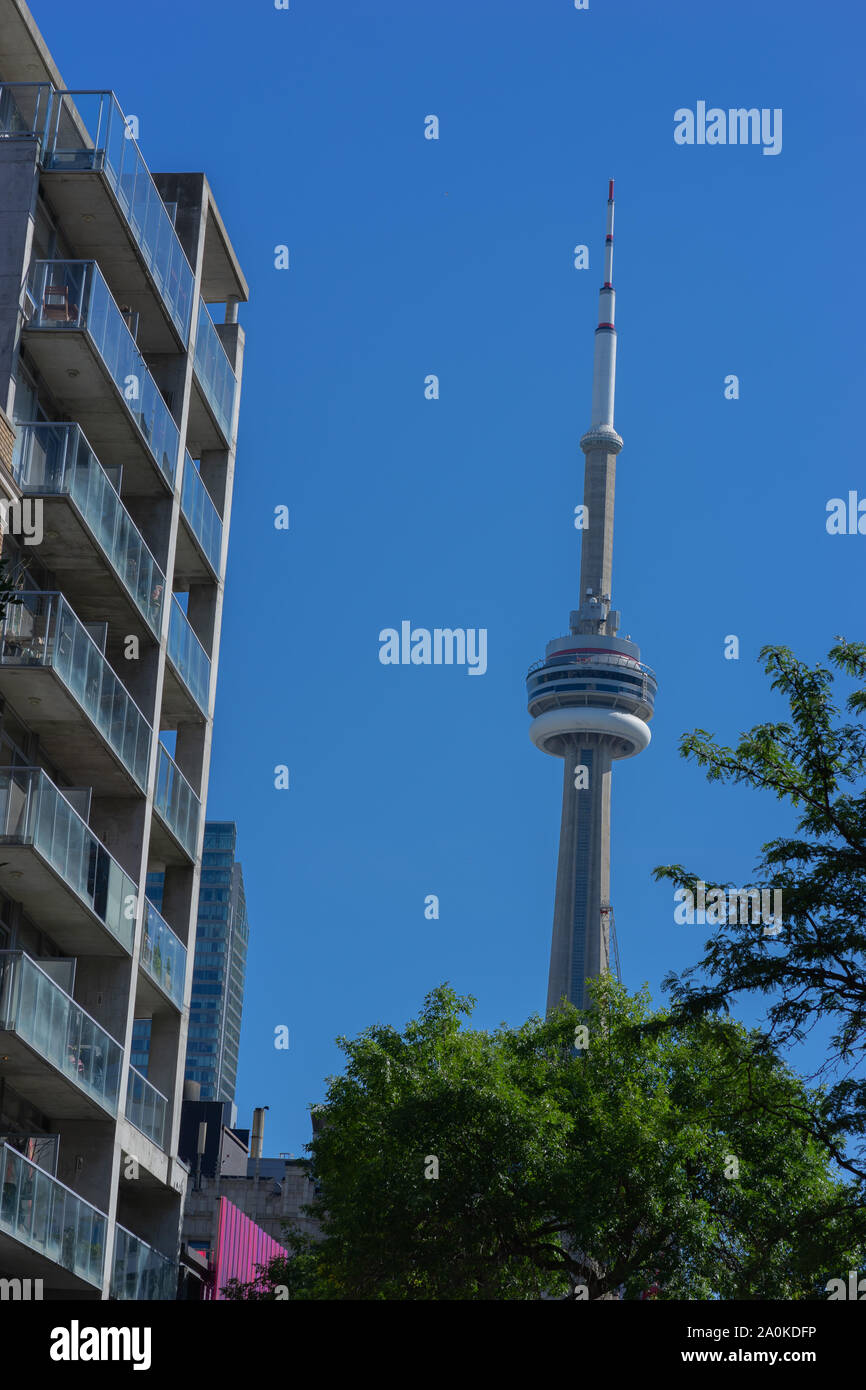 There is so much amazing architecture in Toronto and the city changes its landscape almost daily. Stock Photo