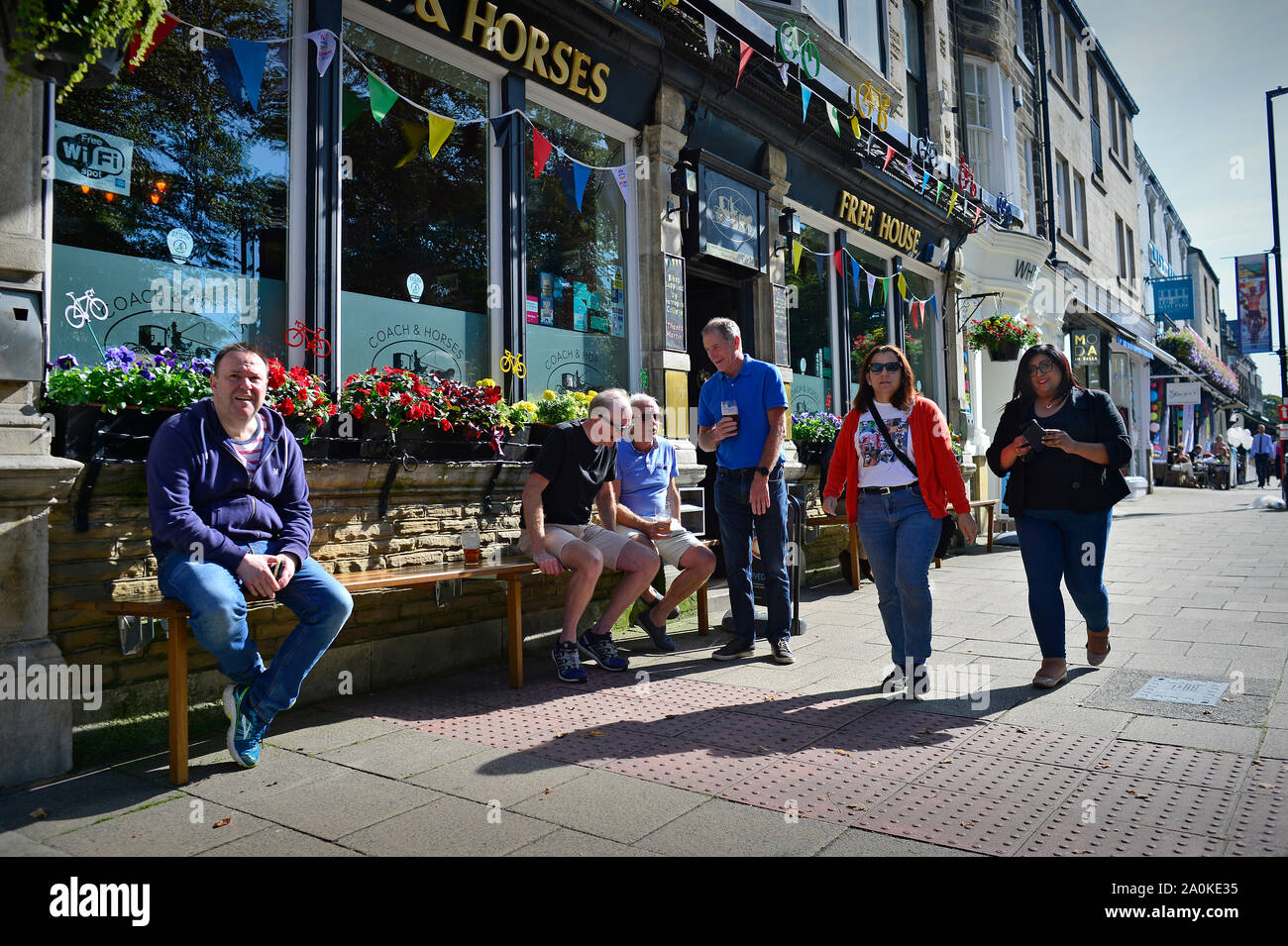 Coach and Horses Pub West Park Harrogate Yorkshire England UK Stock Photo