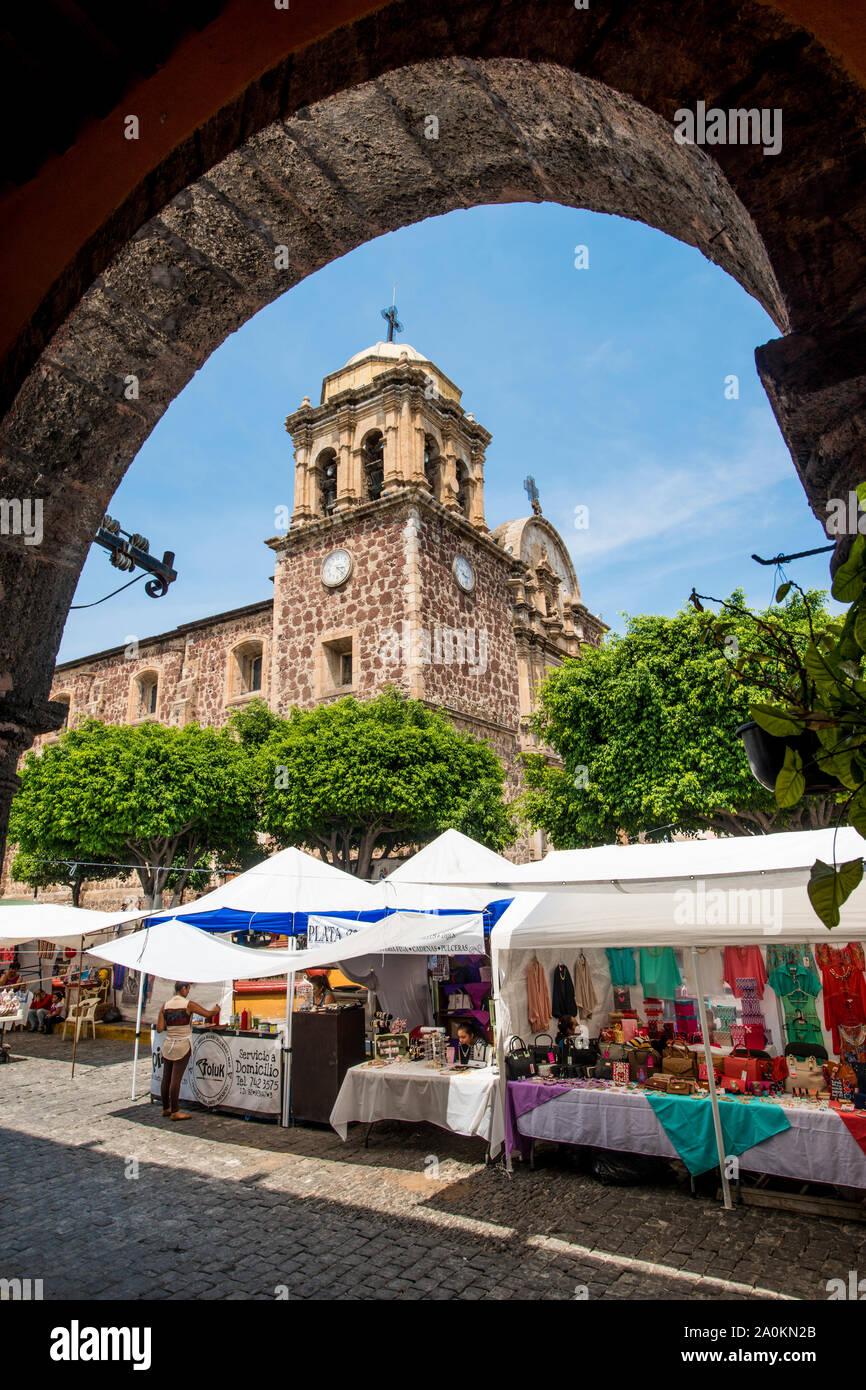 De la Purisima church in Main square, Tequila city, Jalisco, Mexico