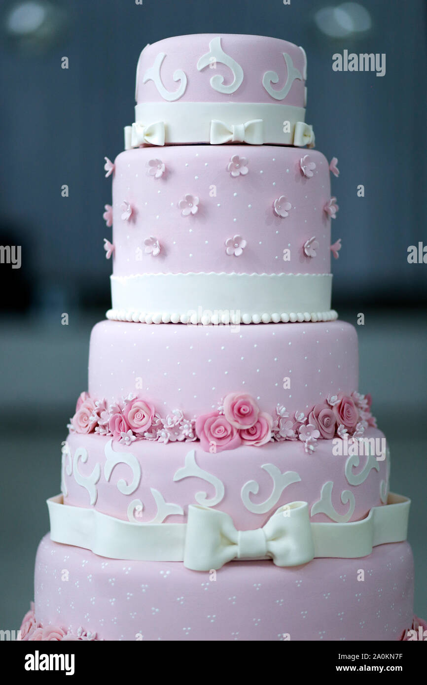 Party Cake 15 Year Old Birthday Cake Fifteen Years Old Festival Beautiful Stock Photo Alamy