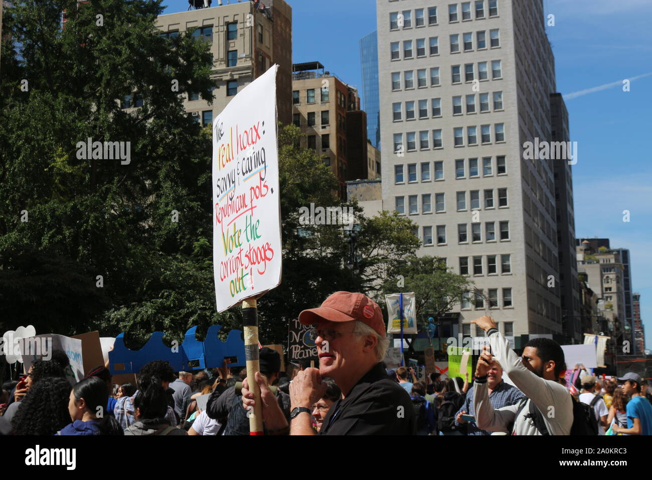 Thousands of students took New York City streets in Lower Manhattan to ...
