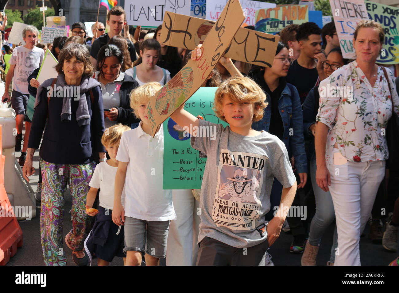 Thousands of students took New York City streets in Lower Manhattan to ...