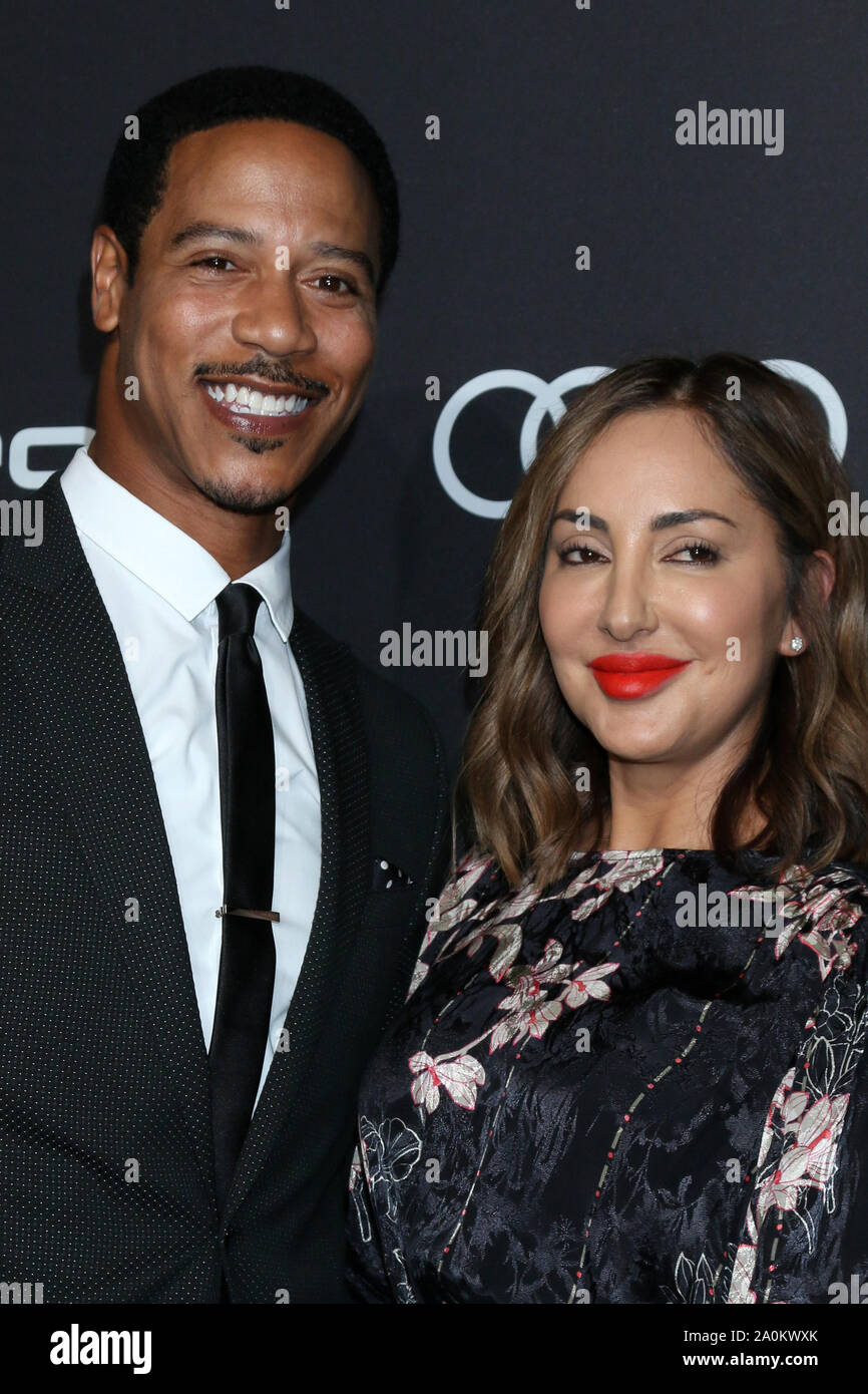 September 19, 2019, West Hollywood, CA, USA: LOS ANGELES - SEP 19:  Brian J. White, Paula Da Silva at the Audi Celebrates The 71st Emmys at the Sunset Towers on September 19, 2019 in West Hollywood, CA (Credit Image: © Kay Blake/ZUMA Wire) Stock Photo