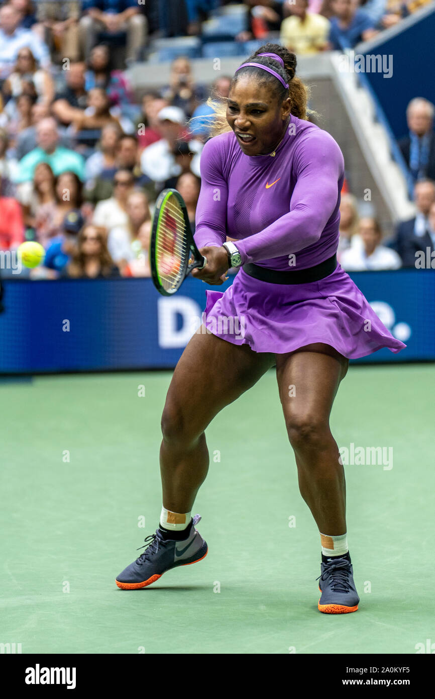 Serena Williams of USA competing in the finals of the Women's Singles ...