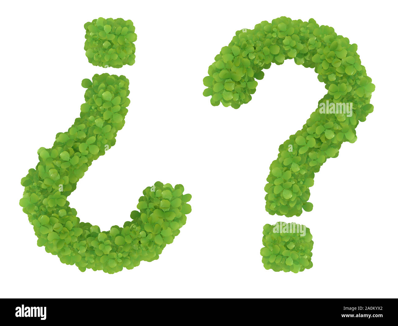 sign question Mark -3D illustration Stock Photo