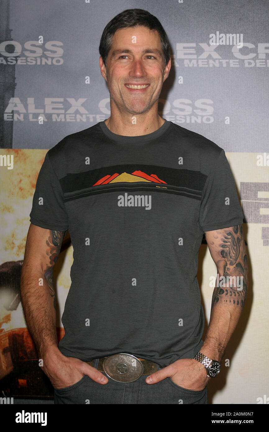 Matthew Fox Actor Alex Cross