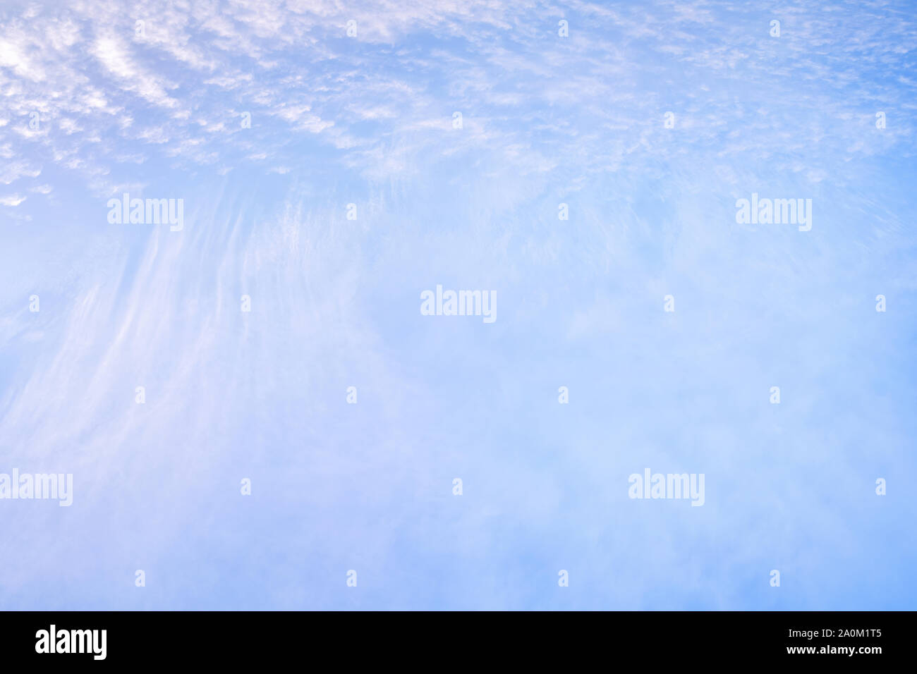 Light cloudy sky. Cloudscape at sunny day abstract texture and background Stock Photo