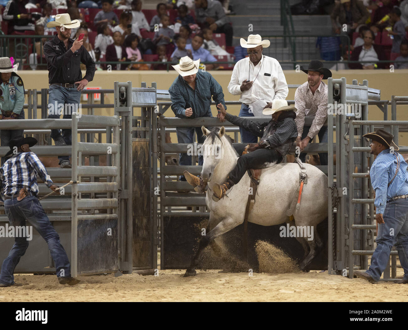 Adams Rodeo Upper Marlboro, Maryland, USA. 20th Sep, 2019. TANK ADAMS, of Shawnee ...