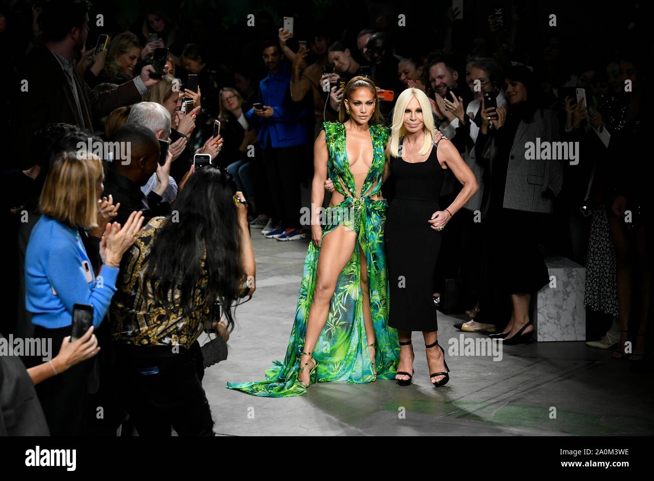 Nicki Minaj Versace for H&M Fashion Show and Party New York City, USA -  08.11.11 Stock Photo - Alamy