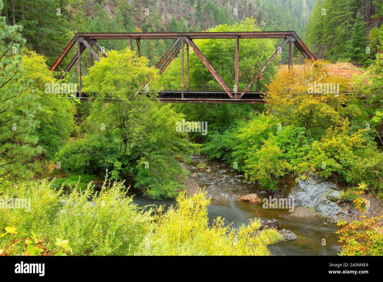 Railroad bridge, Cow Creek National Back Country Byway, Roseburg District Bureau of Land